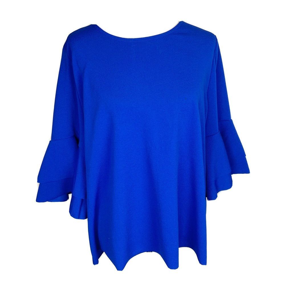 LANE BRYANT NWT RUFFLE SLEEVE BLOUSE